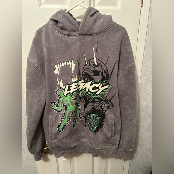 Bleecker & Mercer Hoodie M Legacy Skeleton Skull - Picture 1 of 3